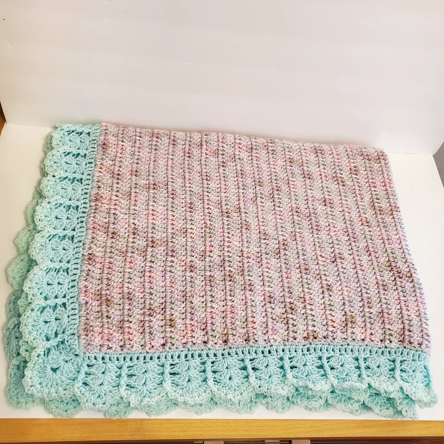 Lace Border Baby Afghan