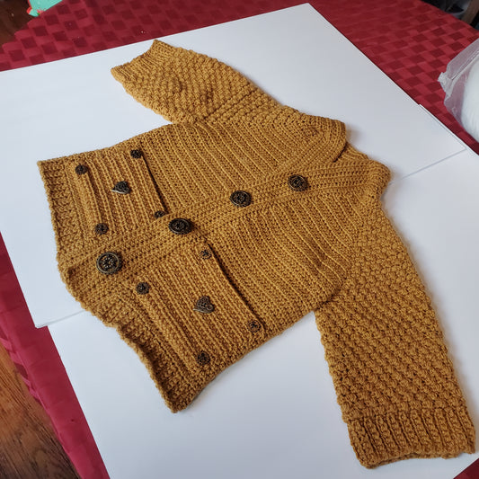 Steampunk Toddler Cardigan