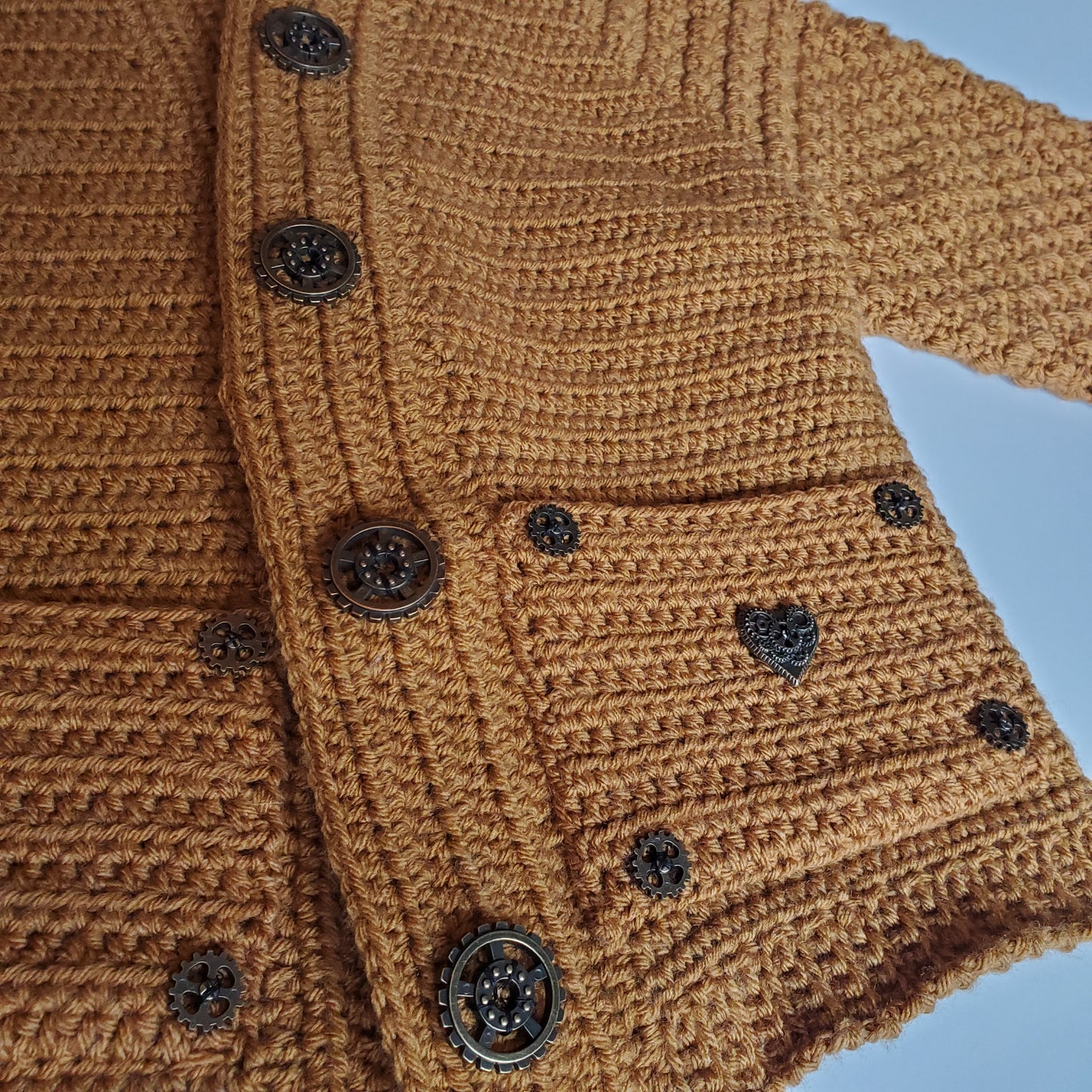 Steampunk Toddler Cardigan