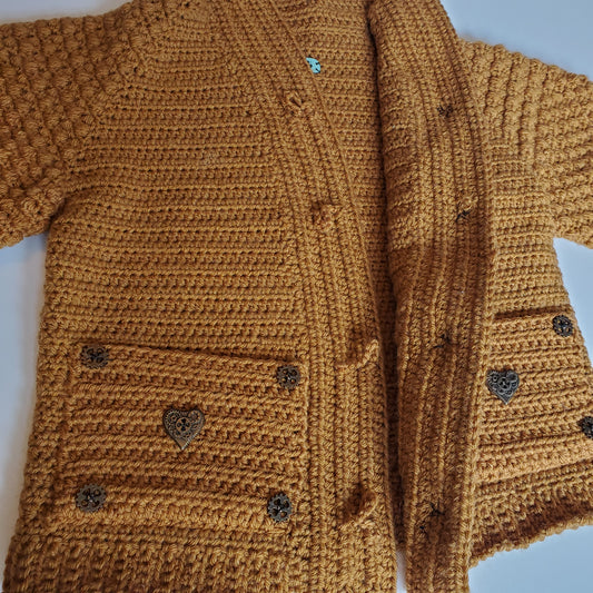 Steampunk Toddler Cardigan