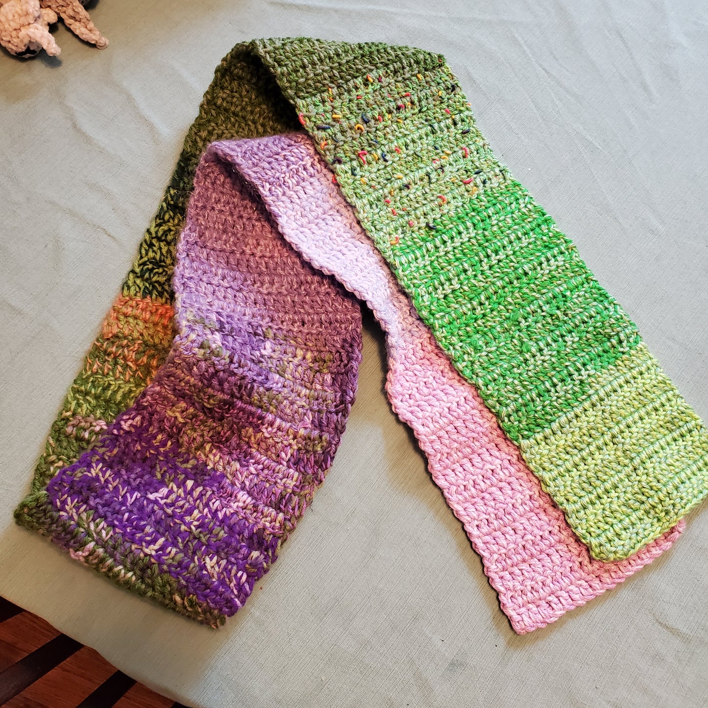 Scrap Yarn Scarf