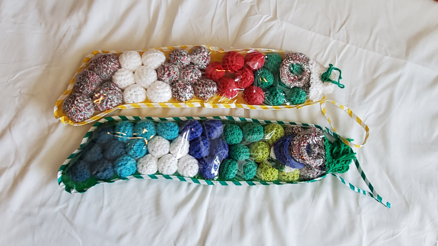 31pcs Red/Green/White Cat Toy Set