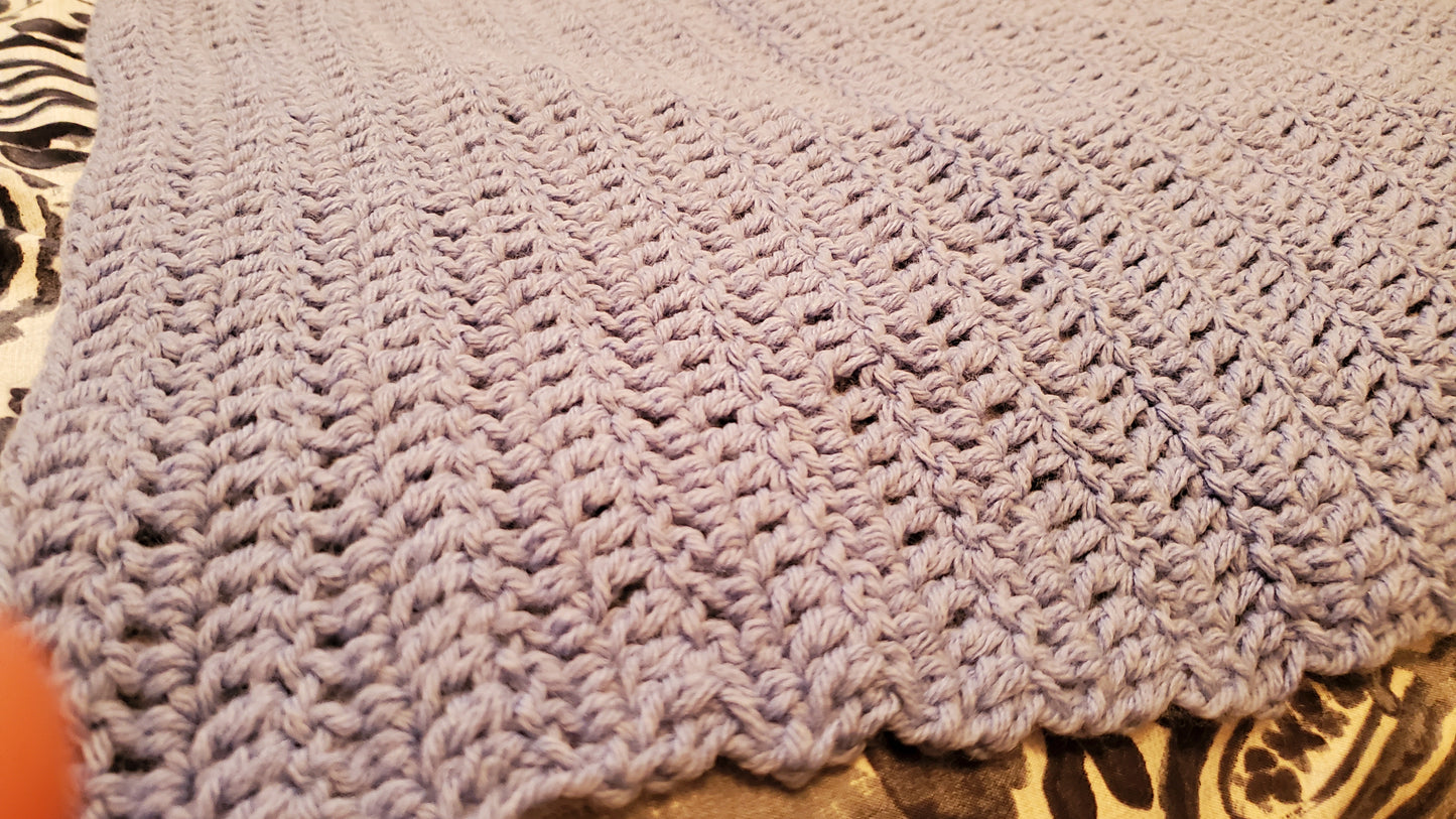 Periwinkle Afghan