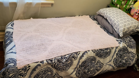 Fine Light Pink Afghan