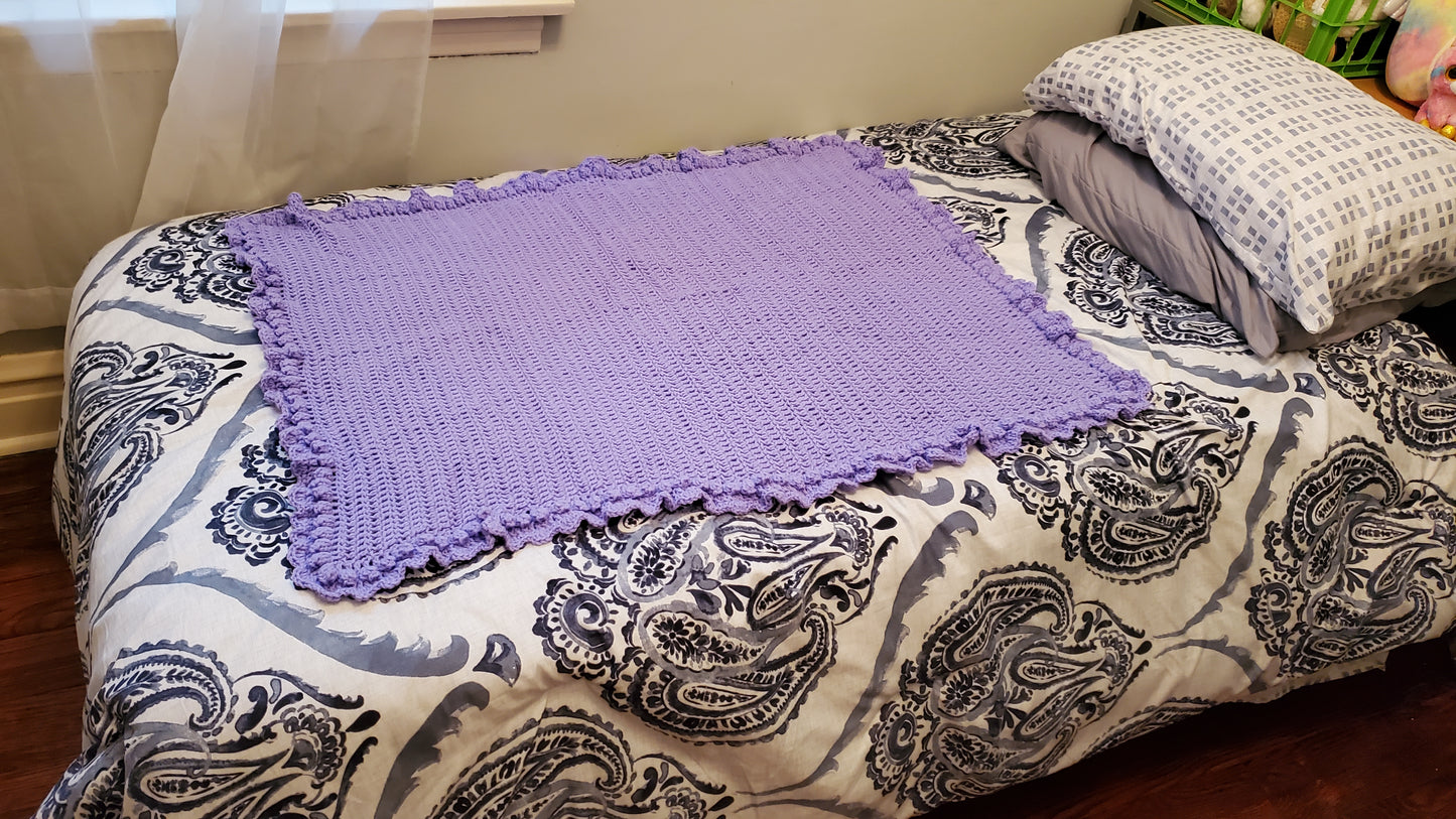 Lavender Baby Afghan