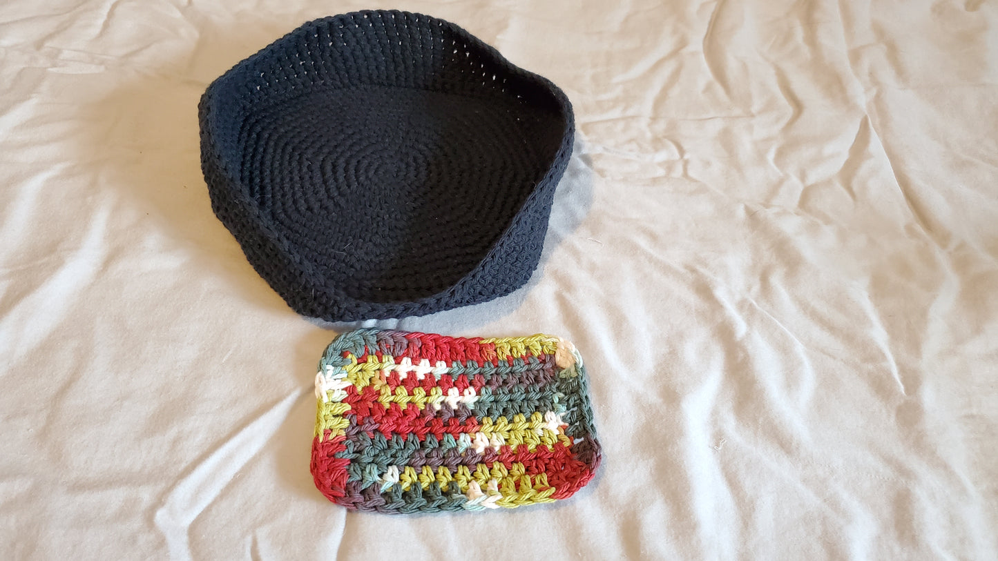 Black Fruit Bowl Set