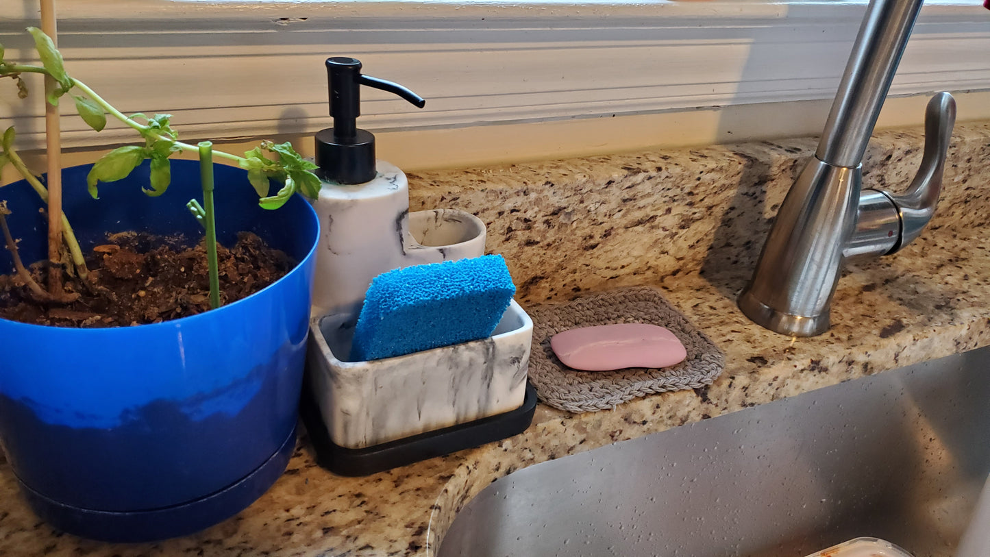 Gold and Gray Fruit Bowl Set