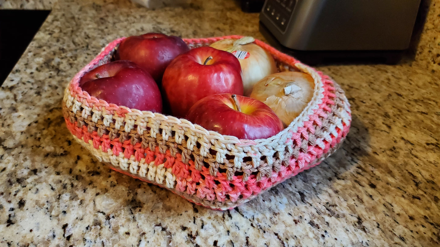Neapolitan Colored Fruit Bowl