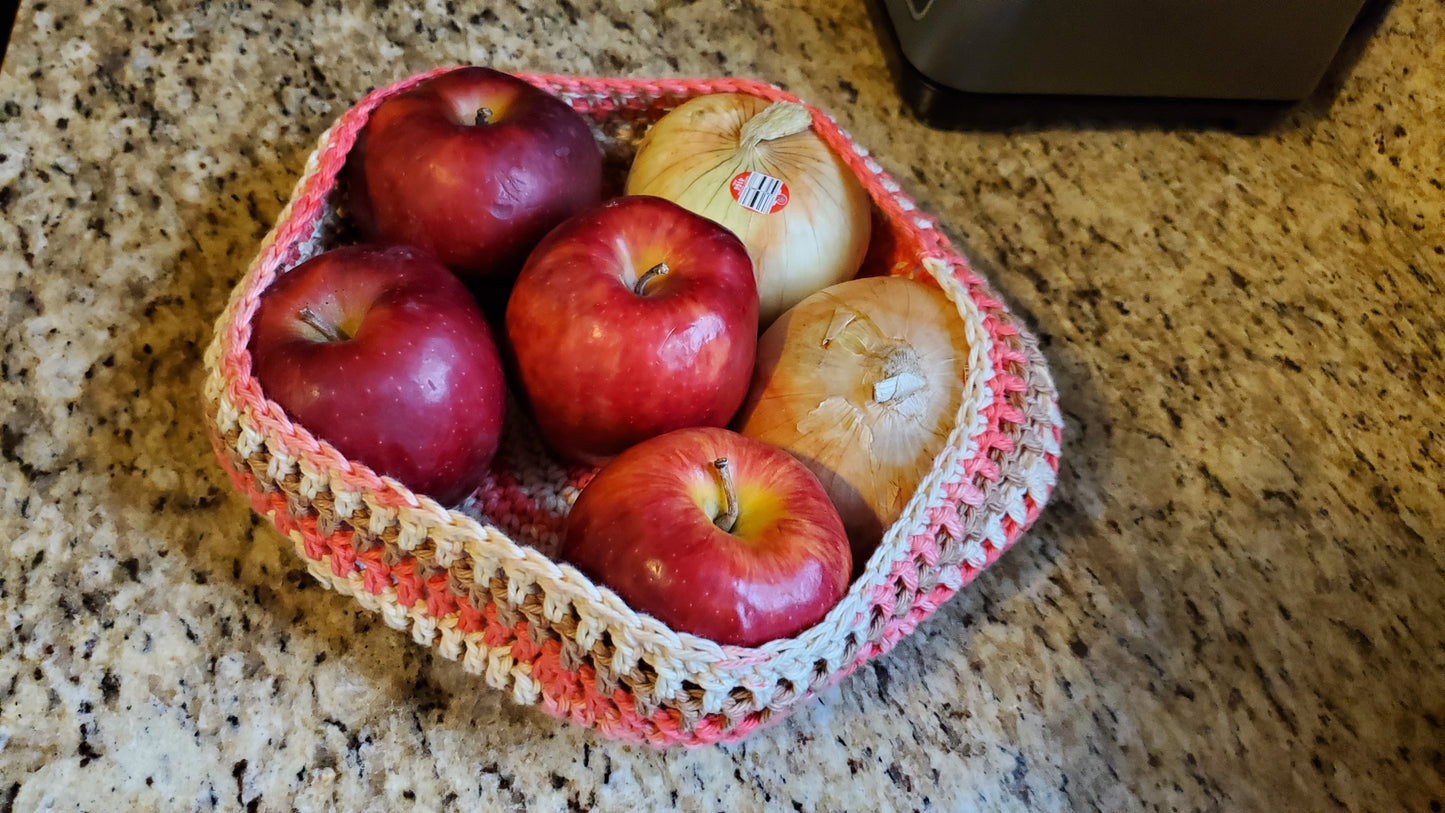 Neapolitan Colored Fruit Bowl