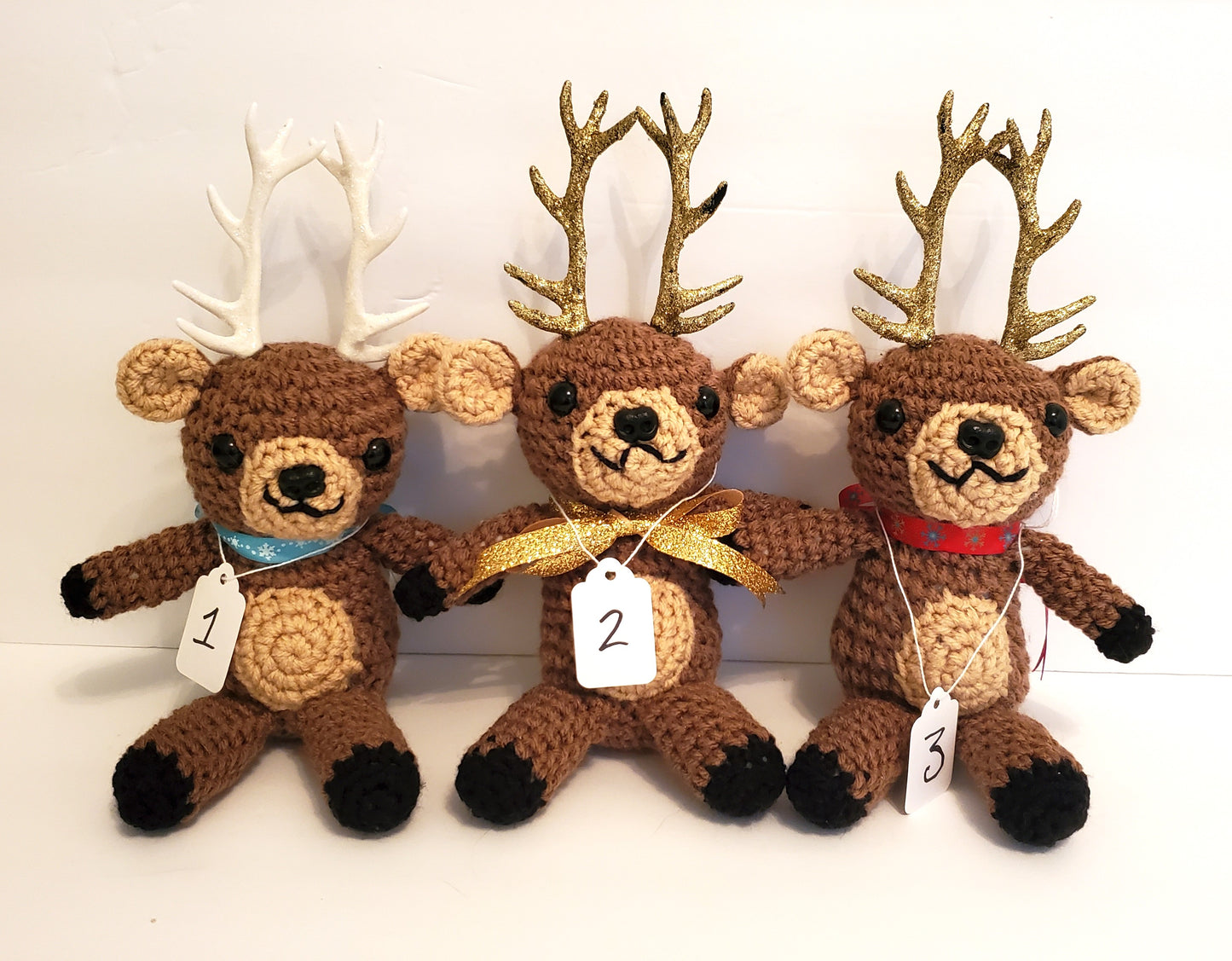 Reindeer Amigurumi (Glitter Horns)