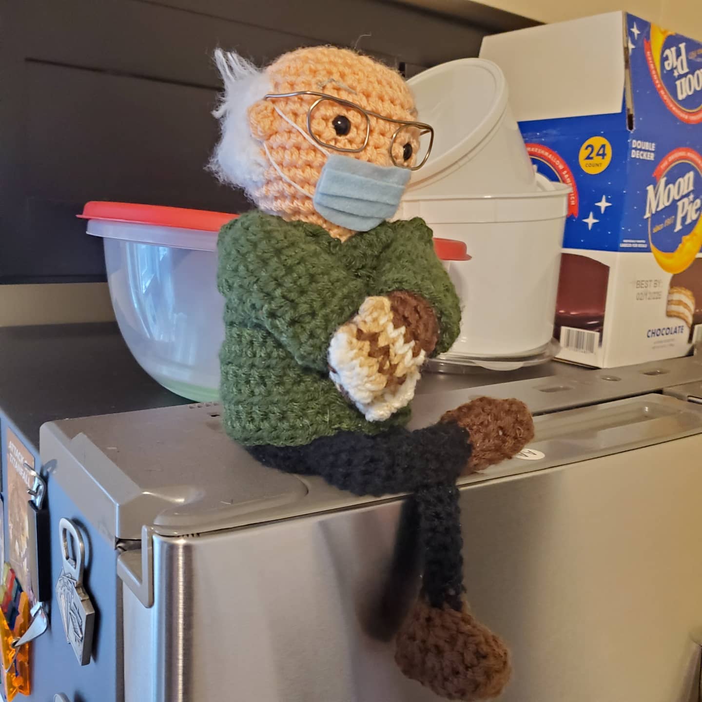 Bernie Sanders Amigurumi