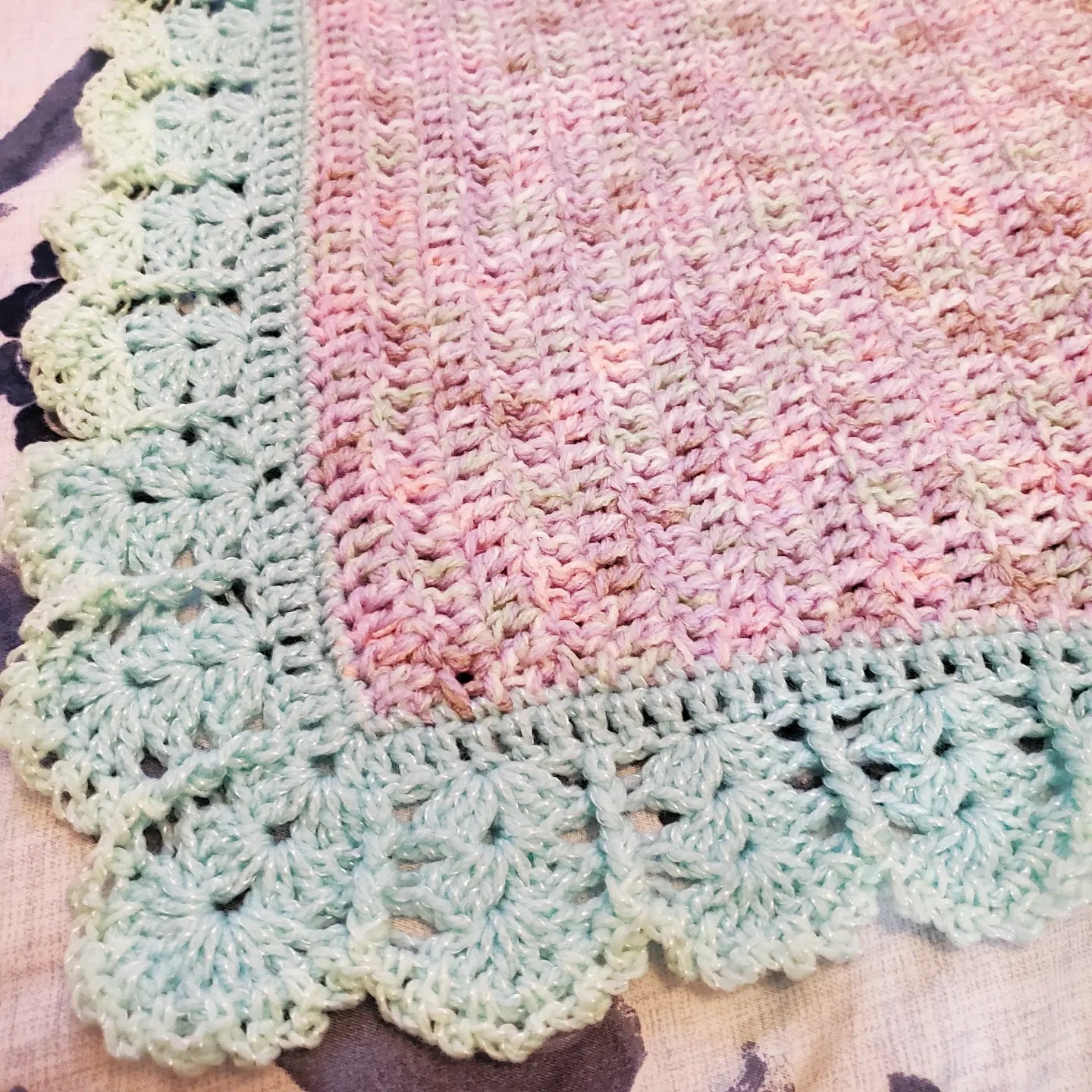 Lace Border Baby Afghan