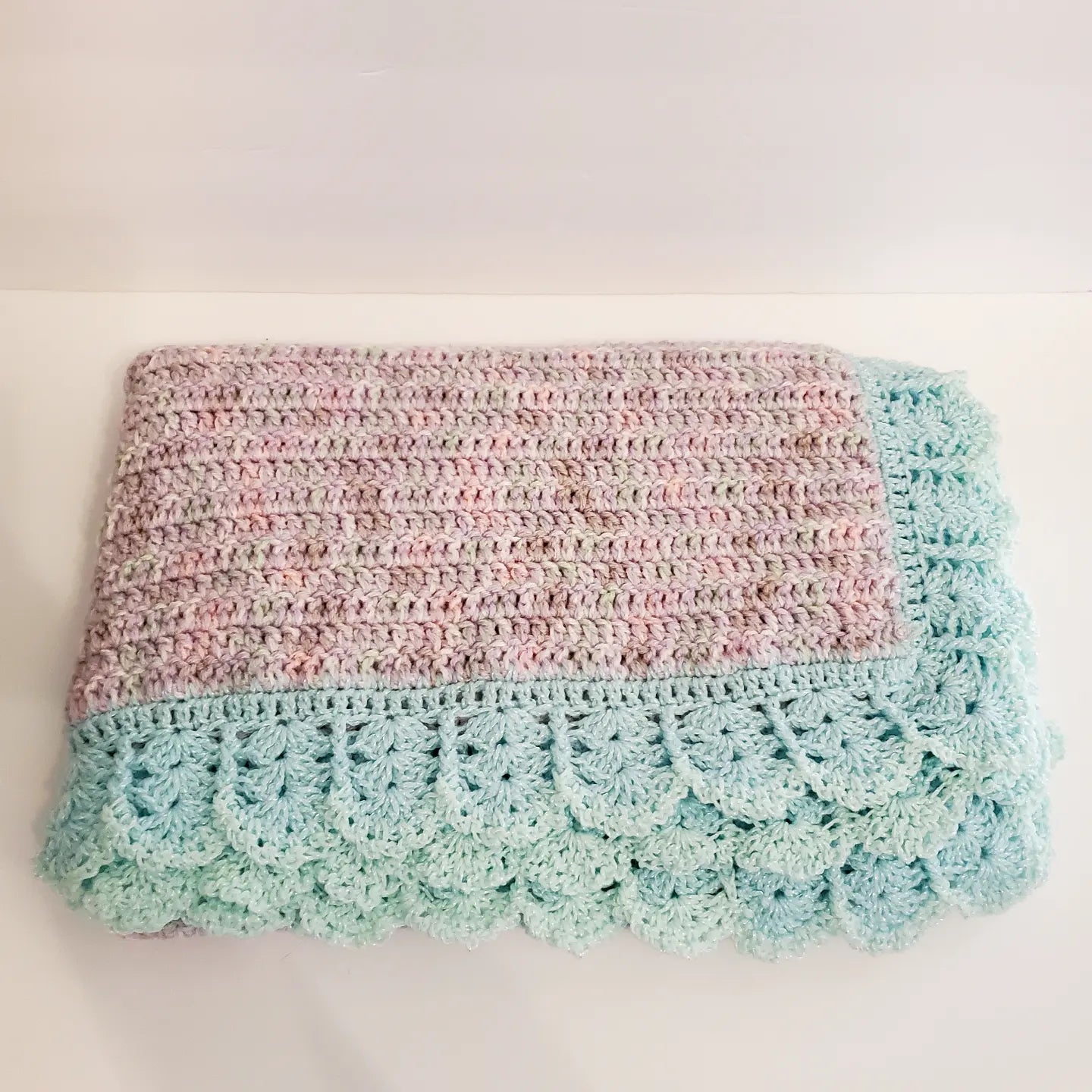 Lace Border Baby Afghan